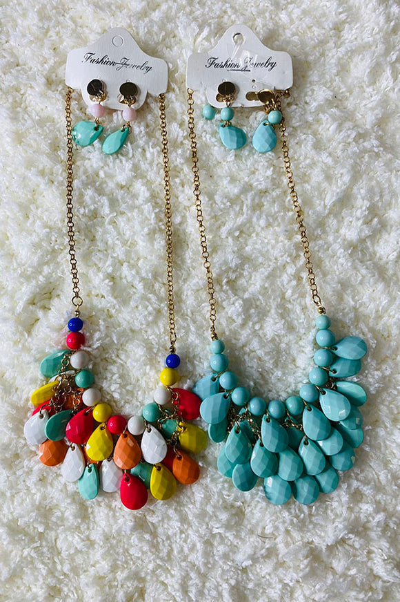 Girls necklace & earring jewel sets  two set bundle