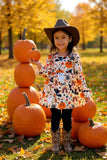 "BOO", rainbows, ghost, bats, & pumpkins 2pc ruffle set XCH0010-3H 9S4