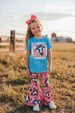 Western CRAY HEIFER girls top & bell bottoms girls boutique set 1101WY 5S2