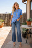 Western horseshoe print women's boutique top Southern Stitch XCH17087 ES2