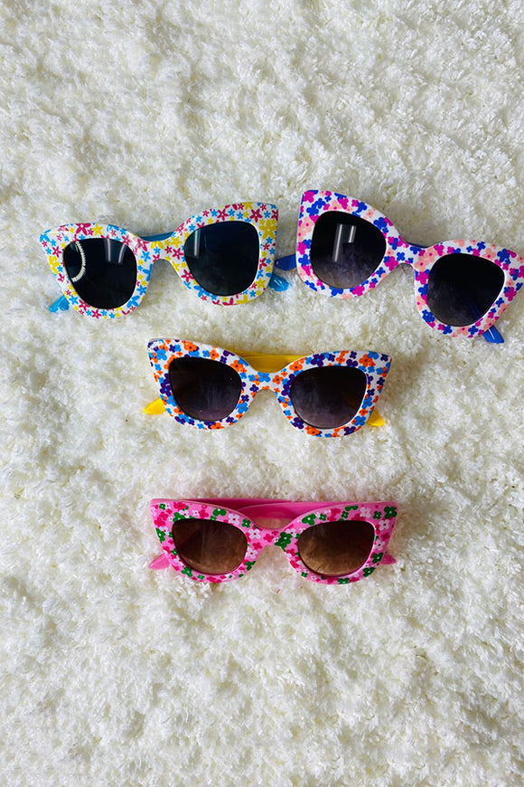 Floral prints kids sunglasses mix color 4pcs/$10