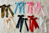 Cute Ribbon bow kids clip girls hair accessories -5 piece