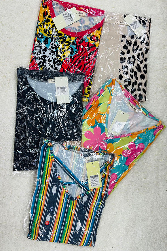 Wholesale women's clothing brand new 5pcs $25 PLUS SIZE ONLY mix size and style, No returnn, No Refund.