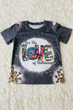 "FOR THE LOVE OF HALLOWEEN" gray kids t-shirt DLH2613