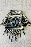 DLH2595 Aztec sweater kids vests/cardigan/sweater with tassels