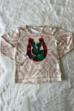 DLH0824-25 Wholesale Horseshoe & Cactus print long sleeve t-shirt