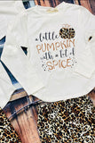 Halloween pumpkin top leopard pant girls boutique sets BQ2403 9S4
