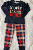 BQ2405 Mom and Me Christmas winter 2pc pajamas sets