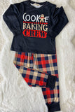 BQ2405 Mom and Me Christmas winter 2pc pajamas sets