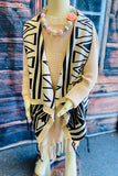 DLH2595 Aztec sweater kids vests/cardigan/sweater with tassels