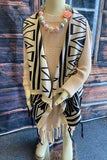 DLH2595 Aztec sweater kids vests/cardigan/sweater with tassels