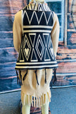 DLH2595 Aztec sweater kids vests/cardigan/sweater with tassels