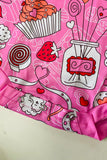 XCH05011 LOVE & sweet valentine's baby girls onesies