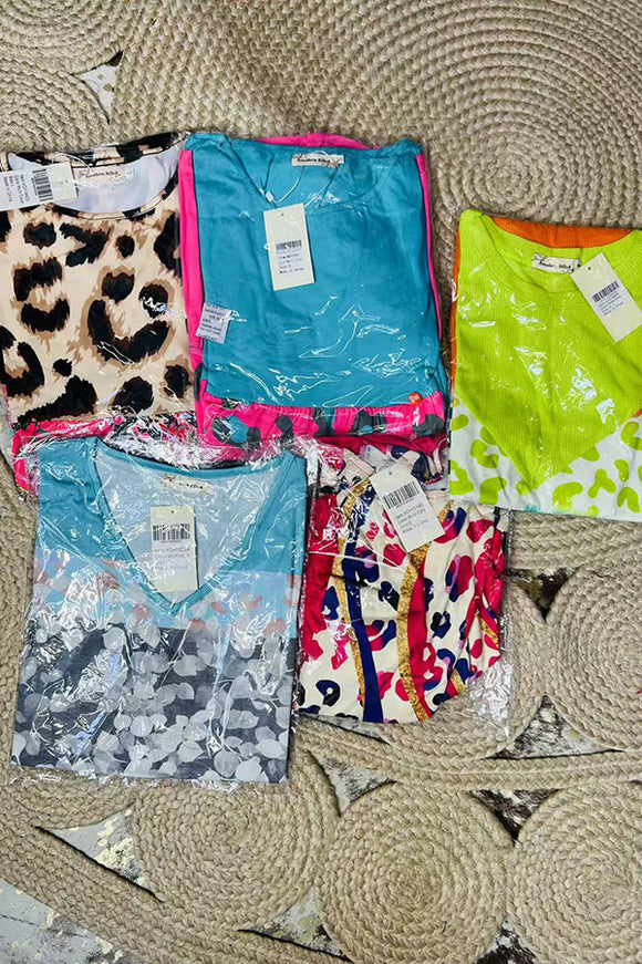 Spring and summer women's clothing 5pcs mix size and style $25, No return, No refund