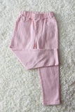 DLH2853 Light pink denim jeans tight pant girls legging