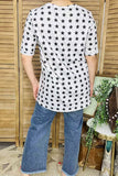 Ladies t-shirt wholesale Eagle & Stars printed short sleeve women top DLH14782 IS18