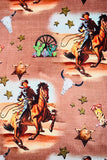 Shop boy's clothes Brown horse riding cowboy western UNISEX 2pcs set 1122WY