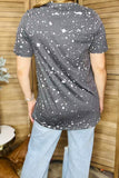 Howdy rowdy cactus & jewel printed short sleeve top DLH12190 IS16