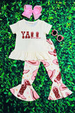 "YALL" western boots & hat girls 2pc girls set XCH0666-12H (A5S5)