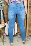Women Slim Fit Stretchy Casual Denim Pants Distressed Jeans SP-J1521 IS12