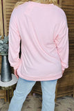 Western Halloween Sequin Pumpkin pink women's boutique top BQ16013 BS8