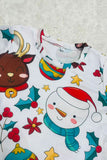 Christmas knitted fabric top & pant unisex 2pc pajamas sets DLH2837 A9S4