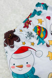 Christmas knitted fabric top & pant unisex 2pc pajamas sets DLH2837 A9S4
