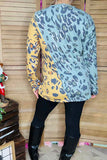 Leopard printed long sleeve women top YMY11741 (ES5) FS6