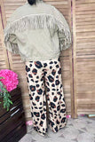 Women's apparel wholesale One piece overall leopard jumpsuit w/waistband & pockets YMY15073 (AS8)