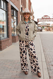 Women's apparel wholesale One piece overall leopard jumpsuit w/waistband & pockets YMY15073 (AS8)