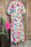 Southern Stitch Brand Women's dress wholesale Floral Tiered Layered Maxi Dress XCH16194