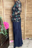 Southern Stitch brand Western sheer long sleeve women's blouse XCH16963