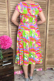 Women's dress suppliers Multi color off shoulder lady's maxi dress GJQ16037 (AS4)