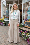 Southern Stitch White mesh long sleeve sheer women top XCH17064