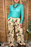 Western cowboy & rodeo wide leg women boutique pant Southern Stitch GJQ17183