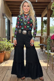 Western ranch vintage sheer women boutique top Southern Stitch GJQ17230