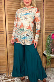 Western rodeo mesh women boutique shirt Southern Stitch GJQ17237