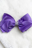 Chic double layer rehinestone 7.5" lavender boutique girls hairbow $10 for 12pc