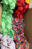 Chic double layer rehinestone 7.5" red boutique girls hairbow $10 for 12pc