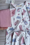 Western boots print top & pant 2pc girls boutique clothing set XCH04065 A1S7