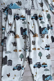 Western ranch & farm top and pant unisex kids boutique set XCH04067 A1S10