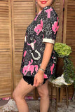 Western cowboy short sleeve women's boutique top Southern Stitch GJQ17199