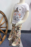 Western Sweet Daddy's girl butterfly & sunglasses girls boutique set XCH0010-24H (A6S2)