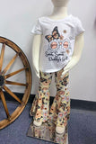Western Sweet Daddy's girl butterfly & sunglasses girls boutique set XCH0010-24H (A6S2)