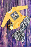 Western "HAPPY FALL YALL" halloween girls boutique outfit set XCH0010-23H 9S6