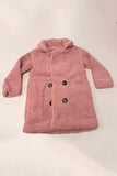 Western fleece pink sherpa long style girls coats 230155M 11S1