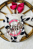 COME ON Barbie LET'S GO PARTY  baby onesie XCH0014-5H A12S2