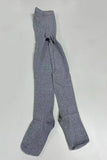 Grey knit tight girls legging socks & hat & scarf 3pcs sets 240617M