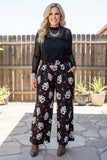 Western rodeo wide leg women boutiuqe pant Southern Stitch XCH17189