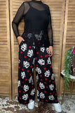 Western rodeo wide leg women boutiuqe pant Southern Stitch XCH17189